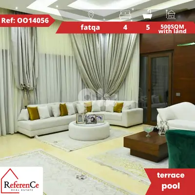 furnished villa in Fatqa with landالفيلا في فتقا