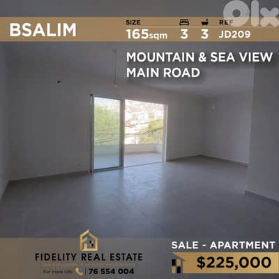 Apartment for sale in Bsalim JD209 شقة جديدة للبيع في بصاليم