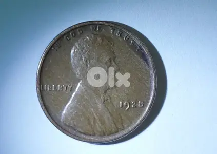 USA penny One  Wheat cent year 1928 Memorial to president  Lincolin