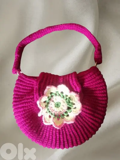 crochet handbag
