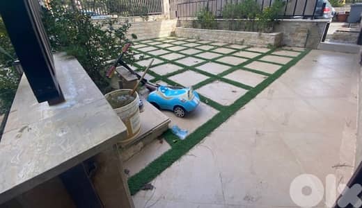 Apartment + Garden For Rent In Broumana Al Oyoun شقة للاجار في العيون