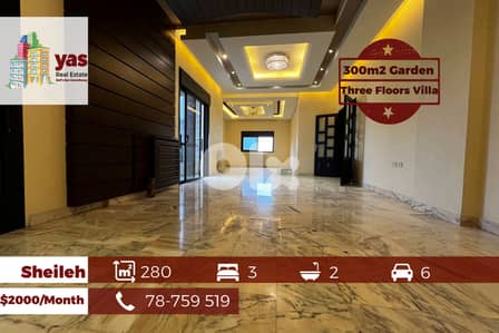 Sheileh 280m2 | Three Floors Villa | Furnished | Rent | Sea View | KS