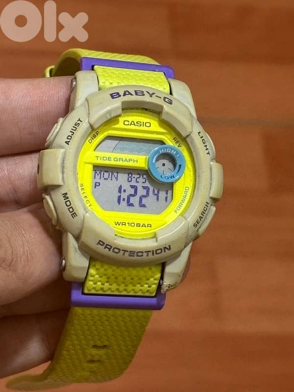 Original CASIO Baby-G G-Lide Tide Graph - BGD-180 2