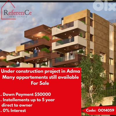 Under Construction project in adma with payment facilities