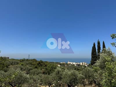 3262m2 Land+Sea/mountain View 4sale in Mounsef/Jbeil-أرض للبيع في جبيل