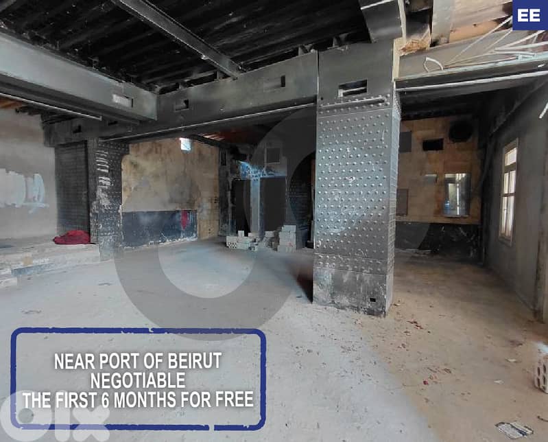 Commercial Space for Rent – Highway near Port of Beirut REF#EE125200 0