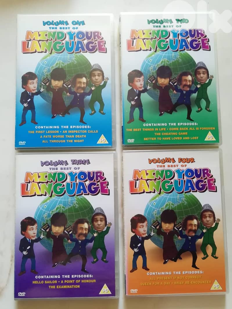 The Best Of Mind Your Language - Volume One To Four -4  DVDs box 1