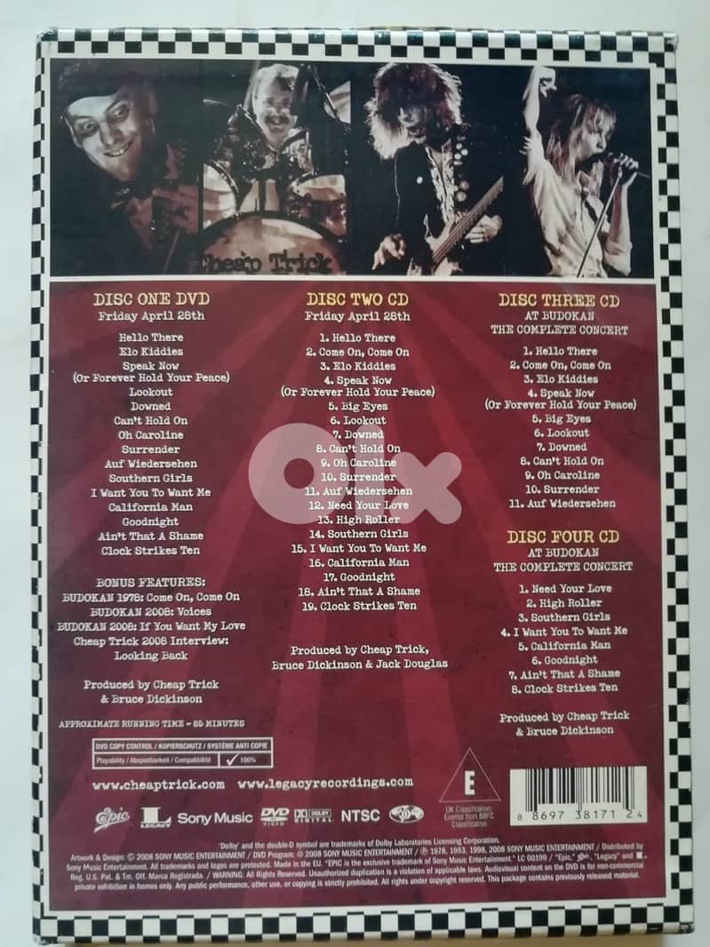 Cheap Trick at Budokan! DVD + 3 CDs box 2