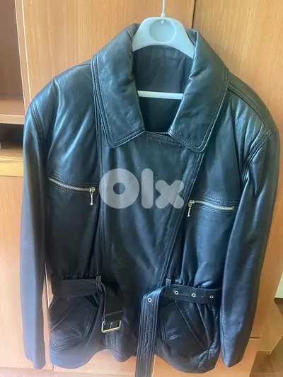 Yessica Genuine Leather Jacket Black