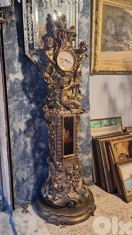 antique grandfather clock 0