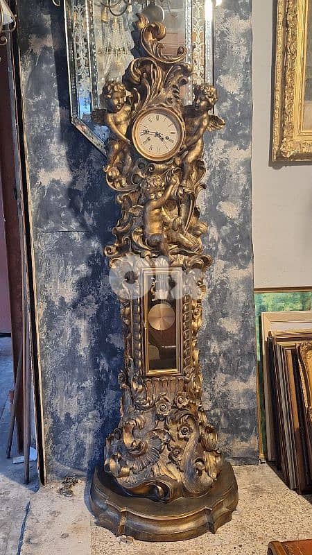 antique grandfather clock 1