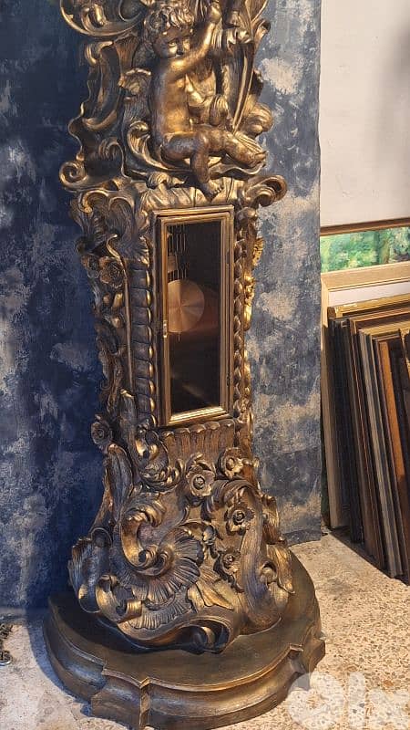 antique grandfather clock 3