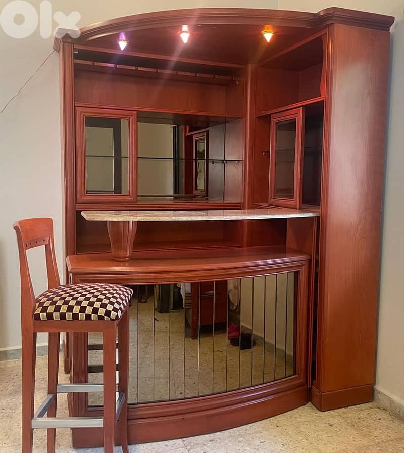 Bar for drinks - real wood 0