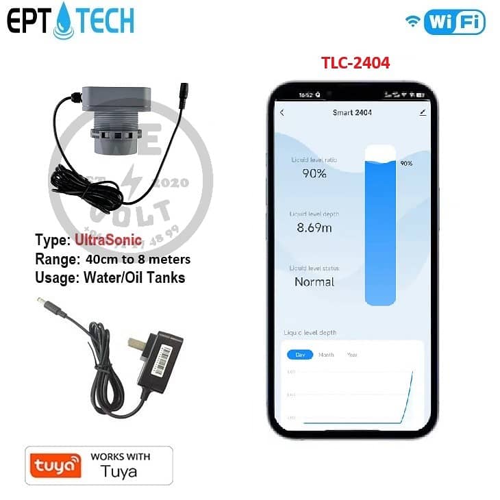 EPT TLC2404 – Long Range Smart WATER Level METER | We Volt 0