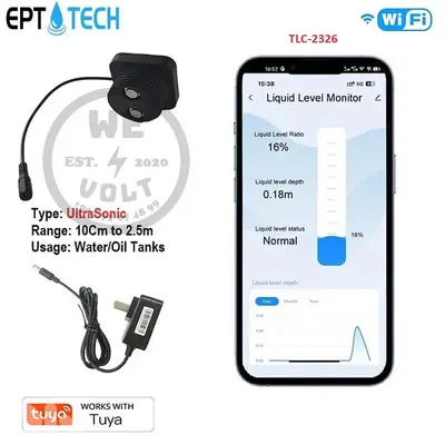 EPT TLC2326 – WiFi Smart Tank WATER Level METER Tuya | We Volt