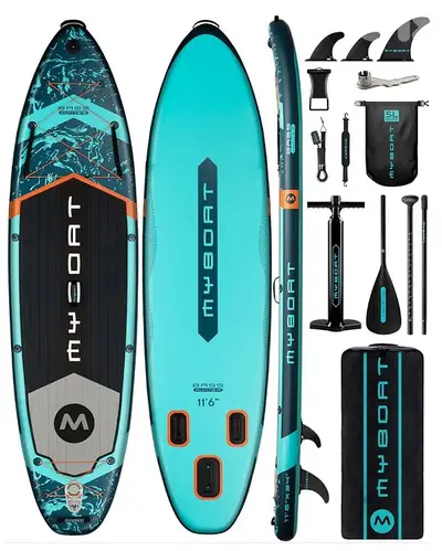 11'6"×34"×6" MyBoat Brand Inflatable Paddle Board kayak sup fishing