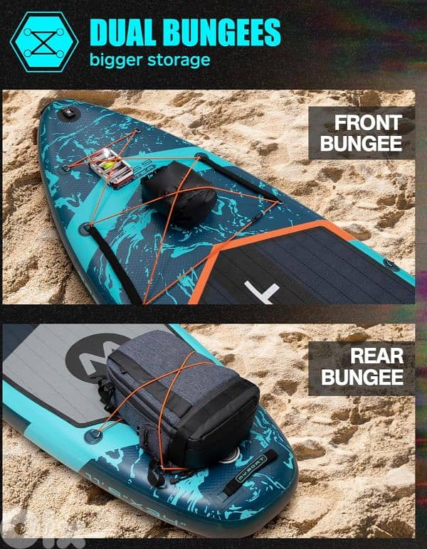 11'6"×34"×6" MyBoat Brand Inflatable Paddle Board kayak sup fishing 3