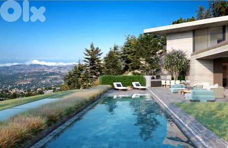 Villa for sale in Faqra/ Under construction/ Pool/ Garden/ Terrace