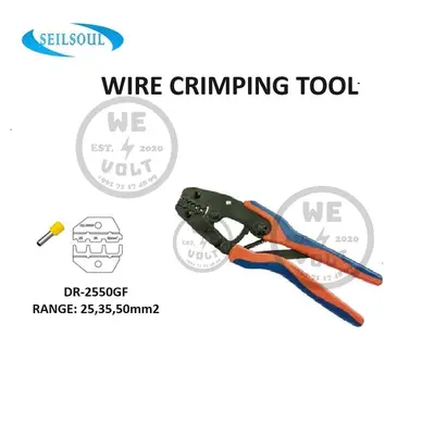 DR-2550GF – Crimping Tool 25–50mm² End Sleeves | We Volt