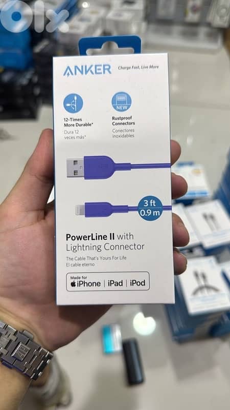 Anker Powerline II Usb-a to lightning Blue 3ft last offer 0