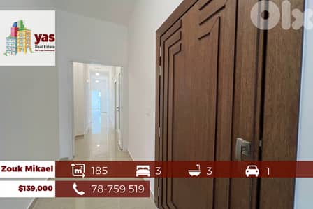 Zouk Mikael 185m2 | Renovated | Well Lighted | High ENd | EH