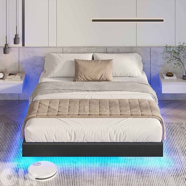 new arrival bed frame with led light 6
