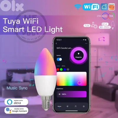 WiFi Smart Bulb E14 RGB+WW (Matter) | MOES – We Volt