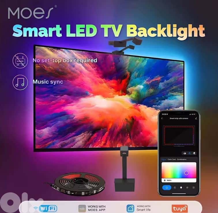 Smart TV Immersion Backlight Camera Sync | MOES – We Volt 0
