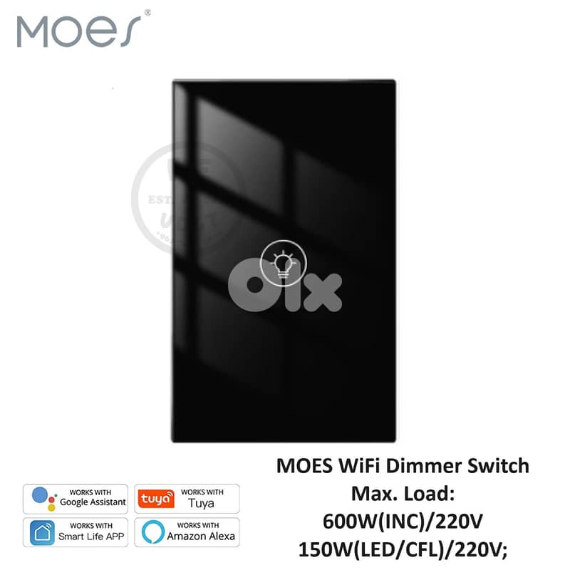 Smart Dimmer Light Panel Switch WiFi+RF | MOES – We Volt 3