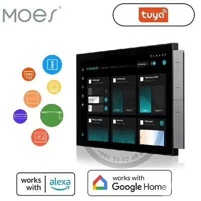 Smart 10.1” Touchscreen WiFi + ZigBee Panel | MOES – We Volt