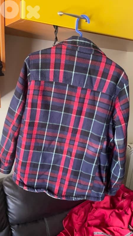 lumberjack jacket with fur size medium 1