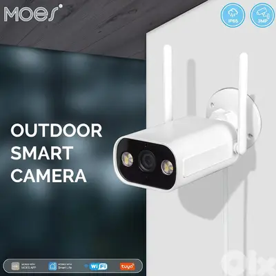 WiFi Smart Outdoor Camera 3MP/4MP Solar | MOES – We Volt