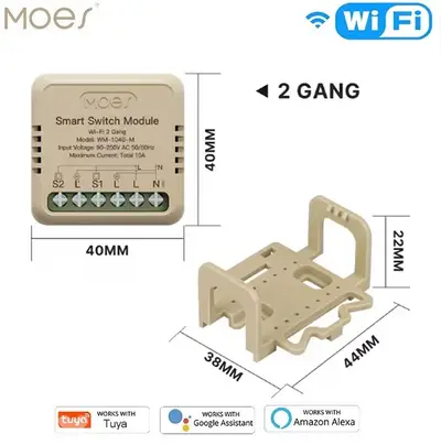 WiFi Mini Dual/Triple/Quad Smart Switch | MOES – We Volt
