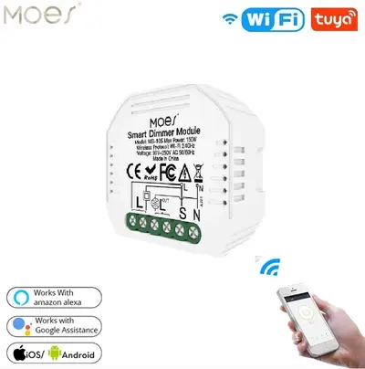 WiFi Mini Smart Dimmer Switch (1–2 Channel) | MOES – We Volt
