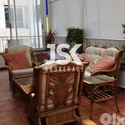 L18984 - Penthouse With Terraces For Rent in Manara, Ras Beirut