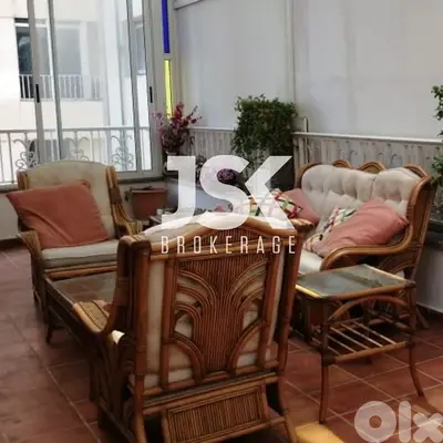 L18984 - Penthouse With Terraces For Rent in Manara, Ras Beirut