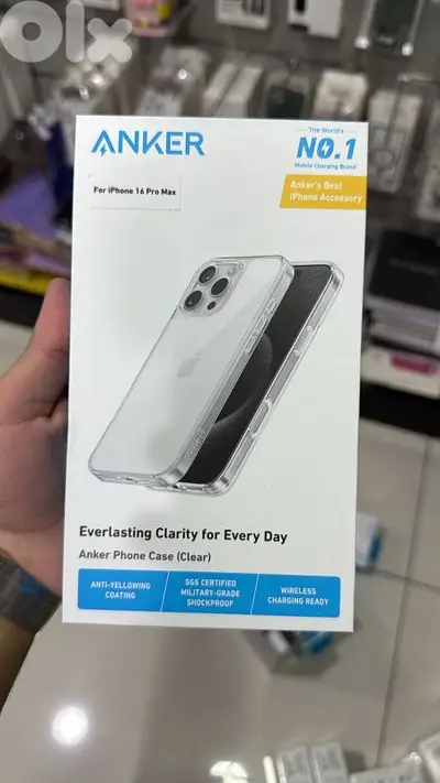 Anker clear phone case iphone 16 pro max