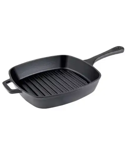 grill meister cast iron pan