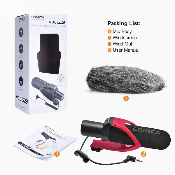 Camera Microphone V30 Pro 4