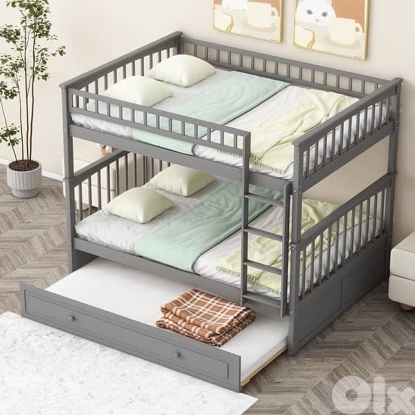 convertible bunk Double Bed 0