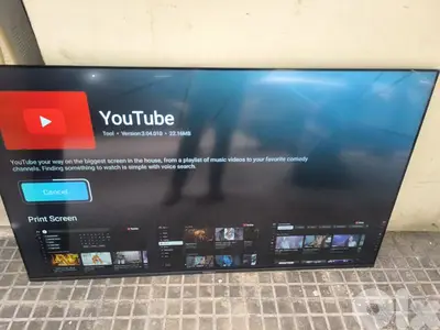 tv 85 inch smart national line