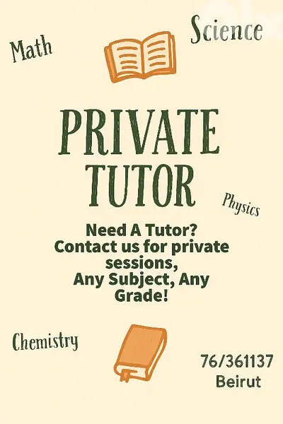 Agenda دروس خصوصية Tutor Teacher استاذ
