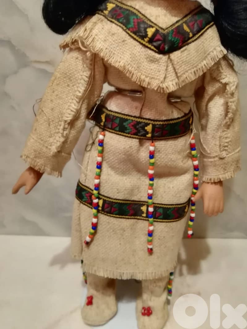 Native American ceramic puppet 40cm 1