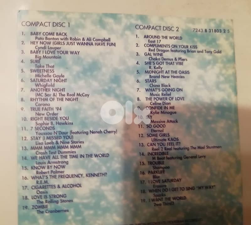 now 25-26-28-29-32-58 double music cds for 7$ each 4