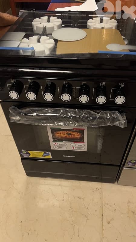 Goldstar 4 burners made in italy gas stove + gift airfryer 5