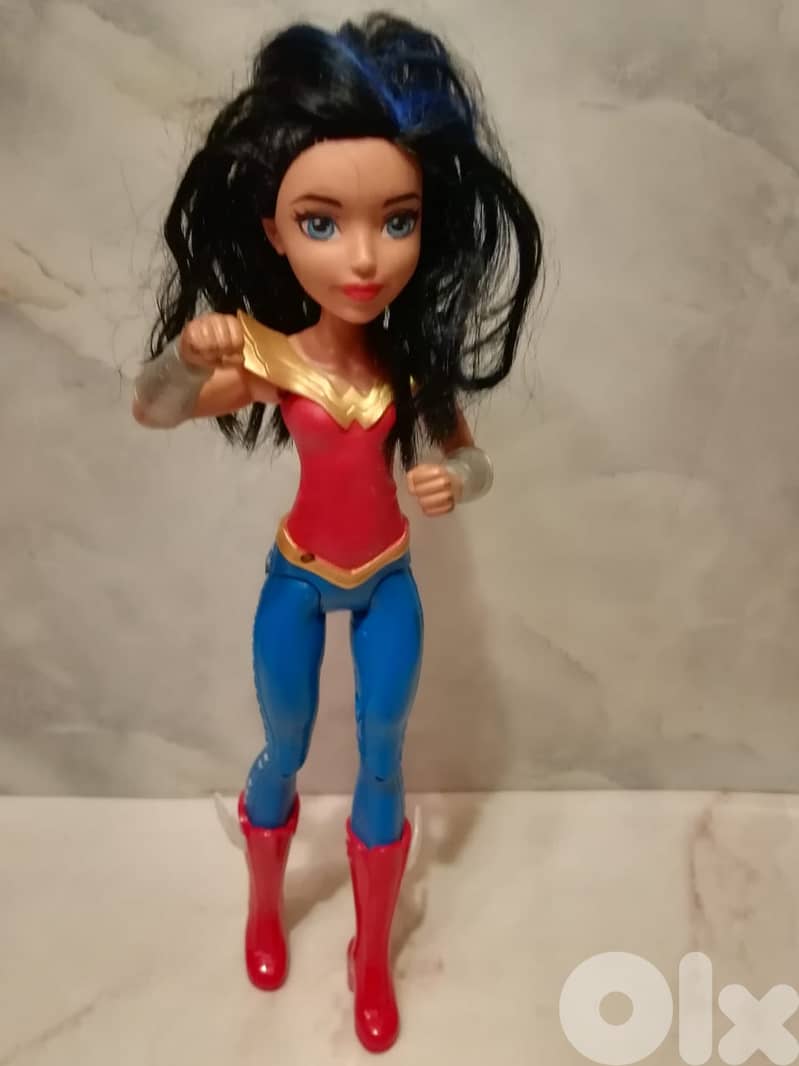 DC universe Wonder woman plastic figurine by Mattel 31cm 2