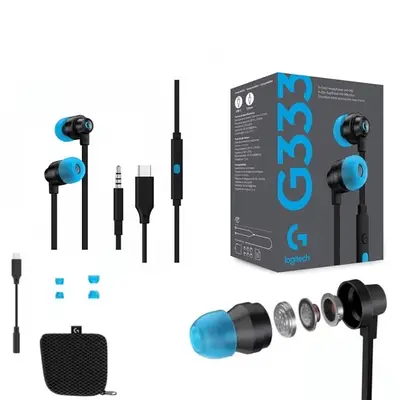 Logitech G333 Gaming Earphones – Brand New