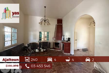 Ajaltoun 240m2 | House | Prime Location | Excellent Condition | TT