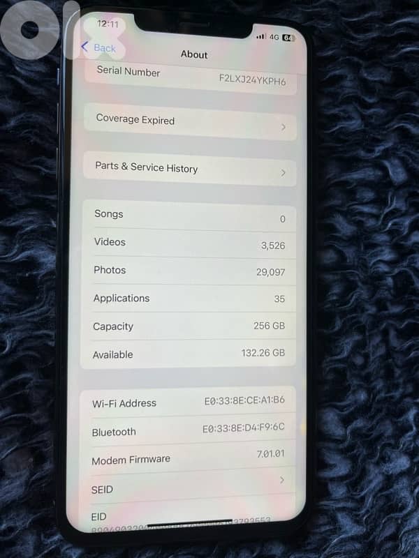 iPhone xs max 256 6