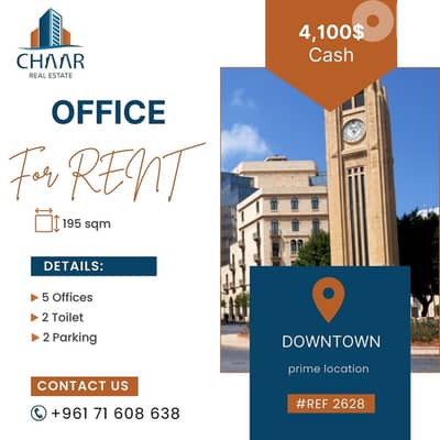 Office for Rent in Downtown - #R2628